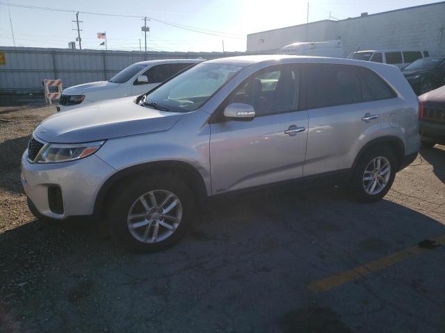 KIA SORENTO LX 2015 with VIN 5XYKTCA63FG604455 - Photo from auction