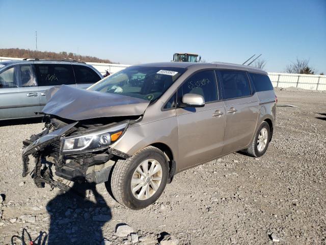 KIA SEDONA LX 2016 with VIN KNDMB5C1XG6180107 - Photo from auction