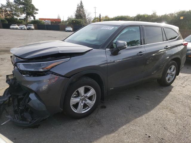 TOYOTA HIGHLANDER 2021 with VIN 5TDBBRCH4MS523923 - Photo from auction