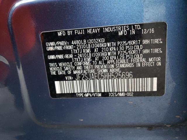 Photo 14 from auction – 2017 SUBARU FORESTER 2 with VIN JF2SJAEC5HH525696