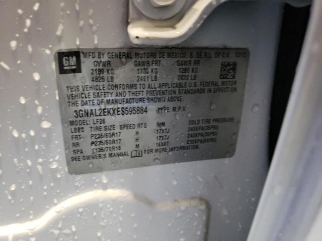 Photo 14 from auction – 2014 CHEVROLET CAPTIVA LS with VIN 3GNAL2EKXES595884