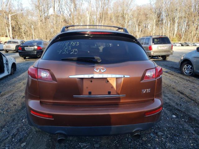 Photo 6 from auction – 2005 INFINITI FX35 with VIN JNRAS08W35X207150