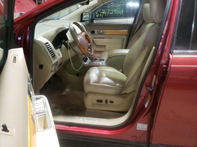 Photo 7 from auction – 2007 LINCOLN MKX with VIN 2LMDU68C37BJ32508