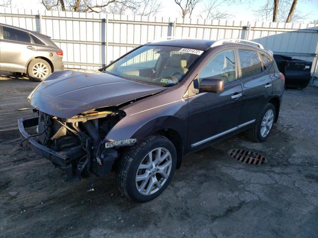 NISSAN ROGUE S 2013 with VIN JN8AS5MV3DW100697 - Photo from auction