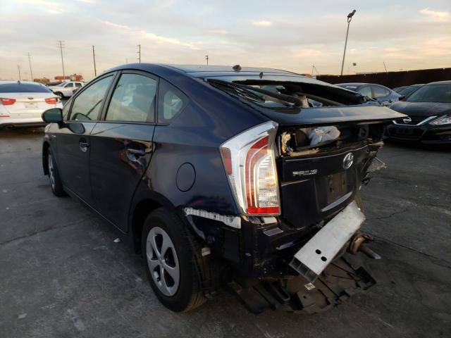 Photo 2 from auction – 2015 TOYOTA PRIUS with VIN JTDKN3DU8F0442543