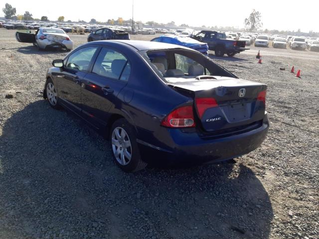 Photo 2 from auction – 2008 HONDA CIVIC LX with VIN 2HGFA16518H532401