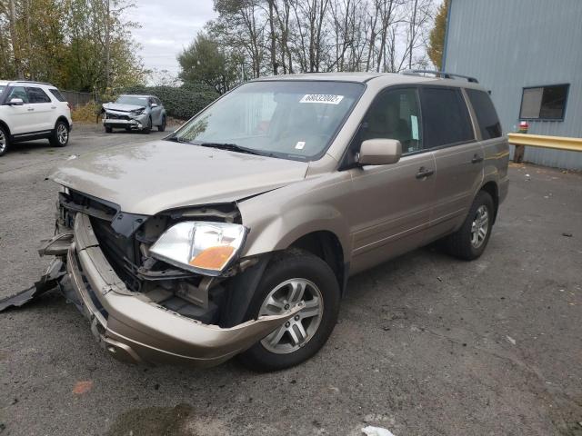 HONDA PILOT EXL 2004 with VIN 2HKYF18644H508514 - Photo from auction