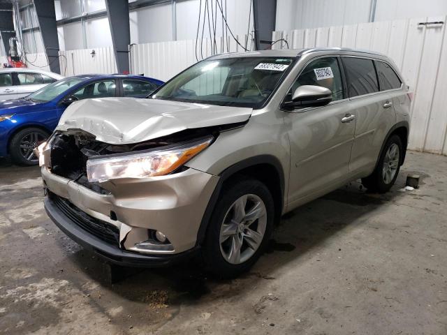 TOYOTA HIGHLANDER 2015 with VIN 5TDDKRFH4FS207056 - Photo from auction