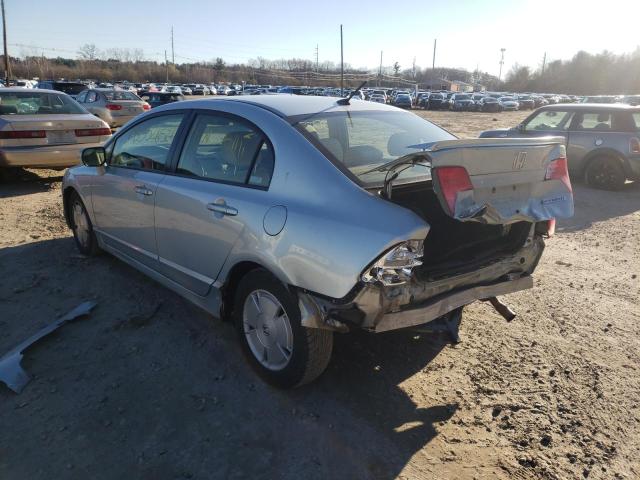 Photo 2 from auction – 2008 HONDA CIVIC HYBR with VIN JHMFA362X8S002984