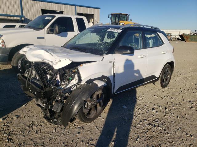HYUNDAI VENUE SEL 2022 with VIN KMHRC8A32NU200525 - Photo from auction