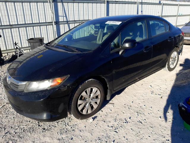 HONDA CIVIC LX 2012 with VIN 19XFB2F50CE091446 - Photo from auction
