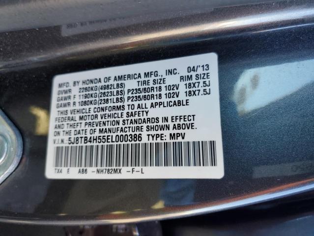 Photo 14 from auction – 2014 ACURA RDX TECHNO with VIN 5J8TB4H55EL000386