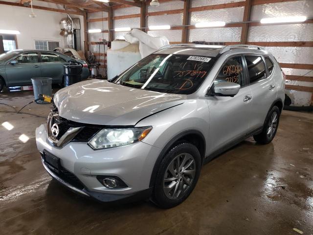 NISSAN ROGUE S 2015 with VIN 5N1AT2MV9FC787899 - Photo from auction
