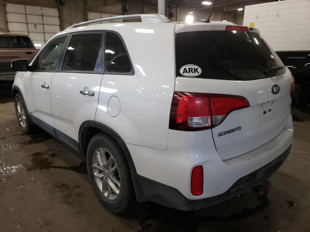 Photo 2 from auction – 2015 KIA SORENTO LX with VIN 5XYKTCA65FG640583
