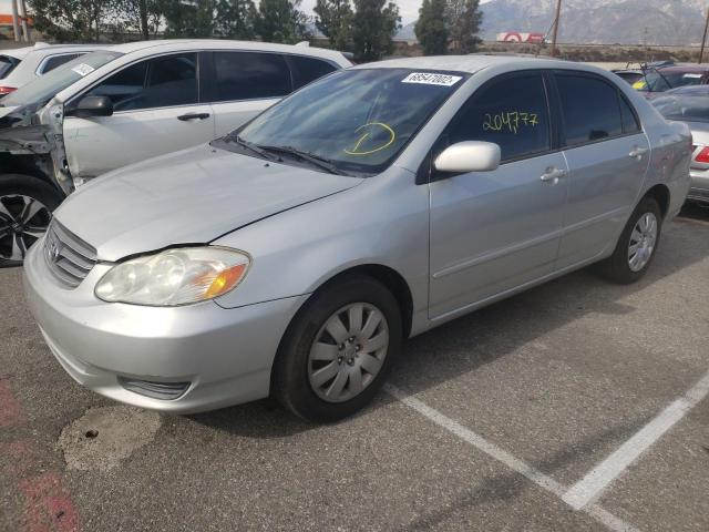 TOYOTA COROLLA CE 2003 with VIN 1NXBR32E23Z022650 - Photo from auction