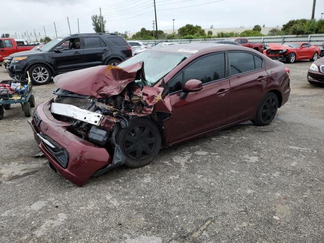 Photo 1 from auction – 2013 HONDA CIVIC LX with VIN 2HGFB2F58DH573802