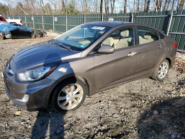 HYUNDAI ACCENT GLS 2013 with VIN KMHCU4AE4DU354536 - Photo from auction