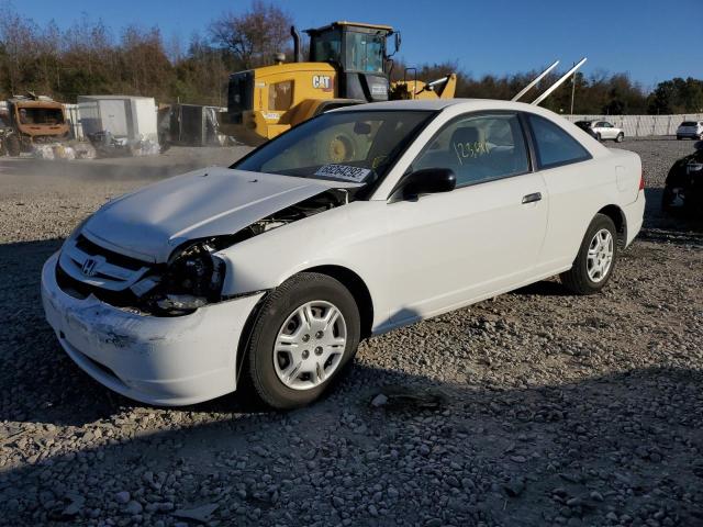 HONDA CIVIC LX 2001 with VIN 1HGEM22501L020555 - Photo from auction