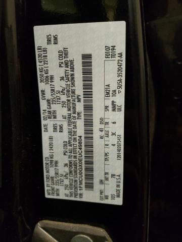 Photo 14 from auction – 2014 FORD ESCAPE SE with VIN 1FMCU0GX0EUC49804