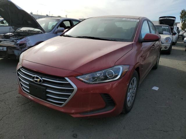 HYUNDAI ELANTRA SE 2017 with VIN 5NPD74LF2HH093865 - Photo from auction