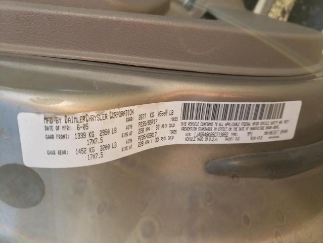 Photo 14 from auction – 2005 JEEP GRAND CHER with VIN 1J4GR48K85C713052