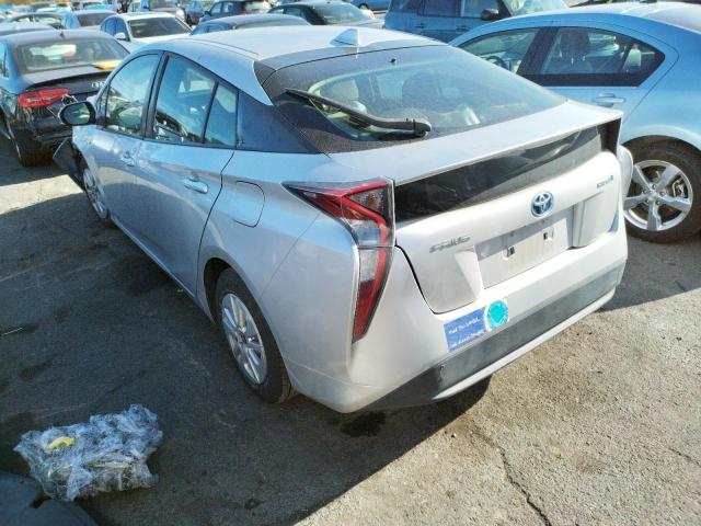 Photo 2 from auction – 2016 TOYOTA PRIUS with VIN JTDKBRFU0G3510729