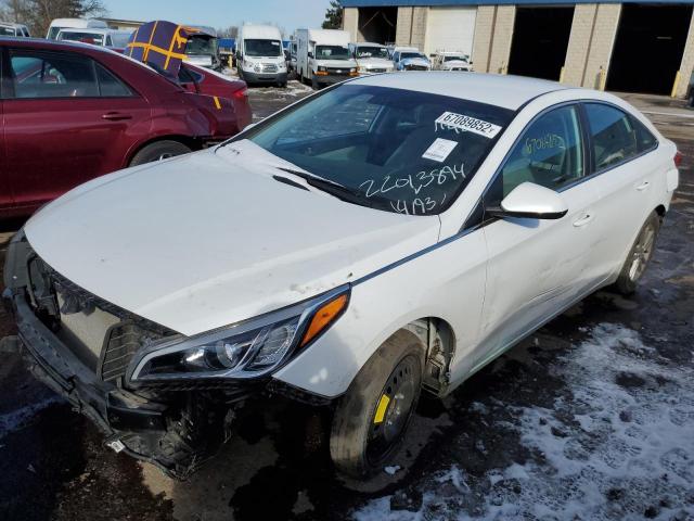 HYUNDAI SONATA SE 2017 with VIN 5NPE24AF7HH444193 - Photo from auction