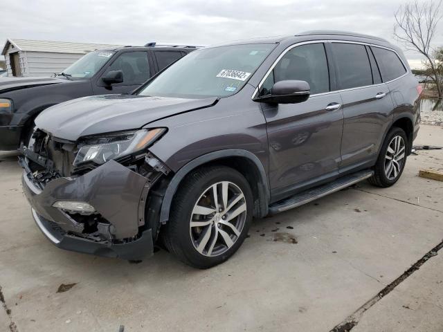 HONDA PILOT ELIT 2016 with VIN 5FNYF6H06GB024775 - Photo from auction