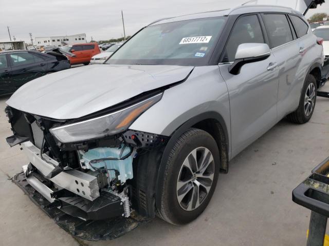TOYOTA HIGHLANDER 2022 with VIN 5TDGZRAH4NS132180 - Photo from auction