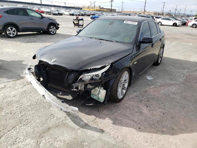 BMW 528 I 2008 with VIN WBANU53538CT00363 - Photo from auction