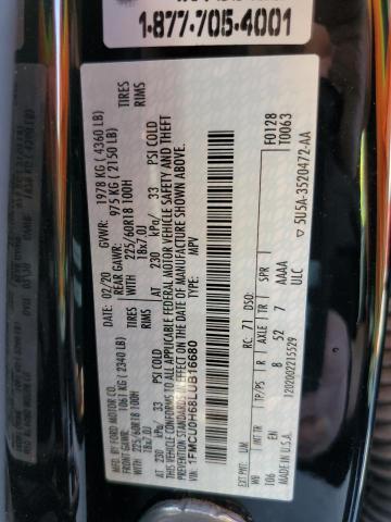 Photo 14 from auction – 2020 FORD ESCAPE SEL with VIN 1FMCU0H68LUB16680