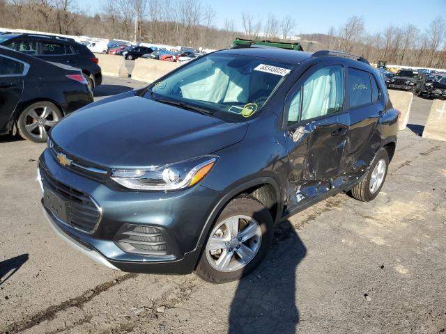 CHEVROLET TRAX 1LT 2022 with VIN KL7CJPSM0NB539536 - Photo from auction