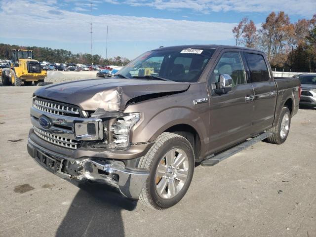 FORD F150 SUPER 2018 with VIN 1FTEW1CG8JKC67864 - Photo from auction