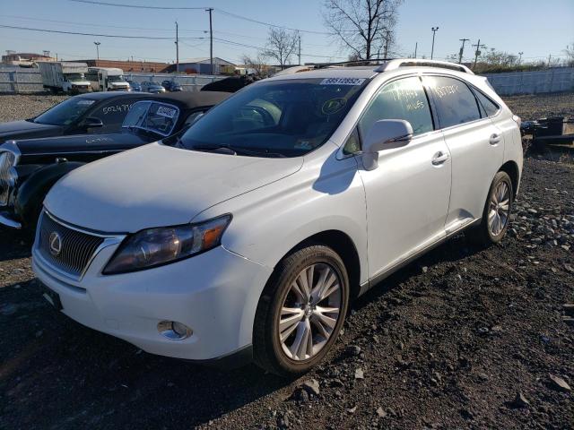 LEXUS RX 450 2010 with VIN JTJBC1BA4A2410122 - Photo from auction