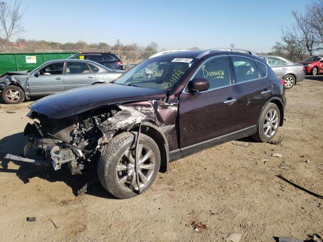INFINITI EX35 BASE 2010 with VIN JN1AJ0HR7AM758001 - Photo from auction