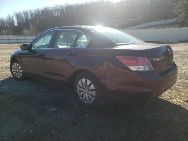 Photo 2 from auction – 2010 HONDA ACCORD LX with VIN 1HGCP2F32AA095907