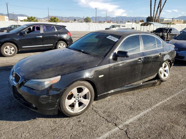 BMW 525 I 2007 with VIN WBANE53577CW64149 - Photo from auction
