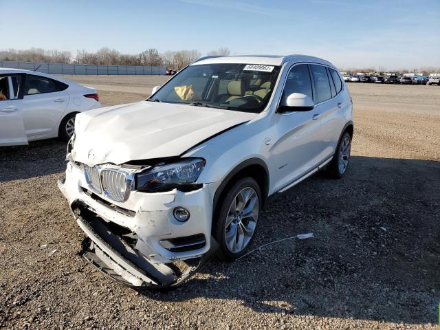 BMW X3 XDRIVE2 2016 with VIN 5UXWX9C53G0D84305 - Photo from auction
