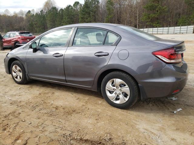 Photo 2 from auction – 2014 HONDA CIVIC LX with VIN 2HGFB2F52EH552946