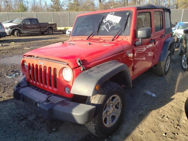 JEEP WRANGLER U 2018 with VIN 1C4BJWDG2JL849286 - Photo from auction
