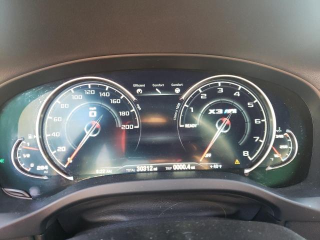 Photo 9 from auction – 2020 BMW X3 M COMPE with VIN 5YMTS0C06LLT10909