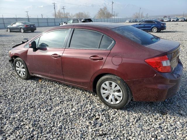 Photo 2 from auction – 2012 HONDA CIVIC LX with VIN 2HGFB2F52CH589086