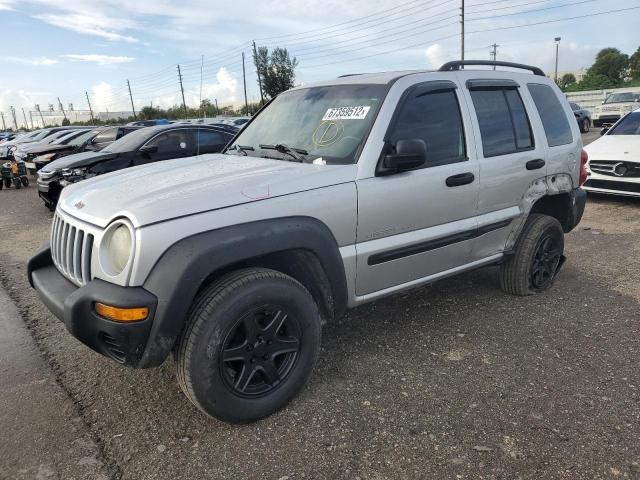 Photo 1 from auction – 2003 JEEP LIBERTY SP with VIN 1J4GL48K83W723531