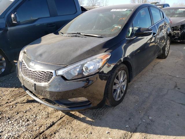KIA FORTE EX 2014 with VIN KNAFX4A86E5205542 - Photo from auction