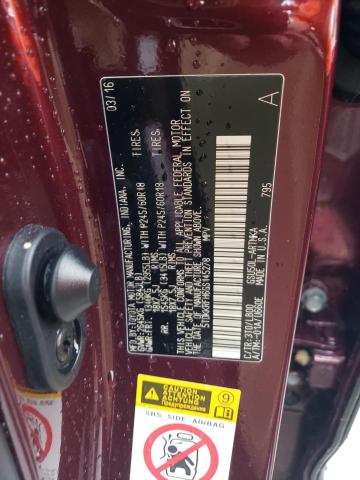 Photo 10 from auction – 2016 TOYOTA HIGHLANDER with VIN 5TDKKRFH6GS145278