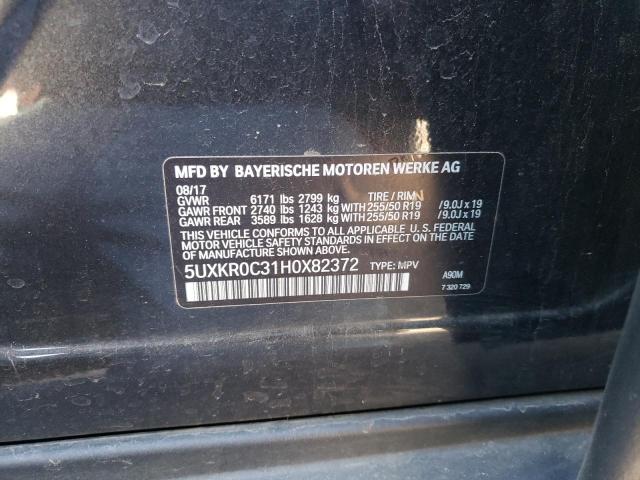 Photo 14 from auction – 2017 BMW X5 XDRIVE3 with VIN 5UXKR0C31H0X82372