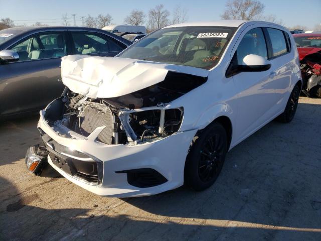 CHEVROLET SONIC 2020 with VIN 1G1JG6SB5L4114681 - Photo from auction