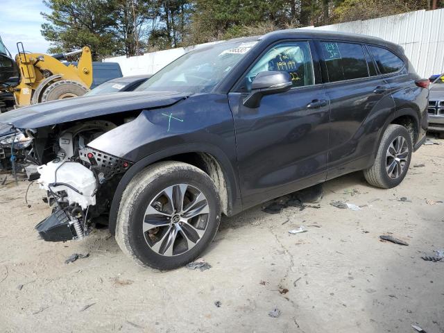 TOYOTA HIGHLANDER 2022 with VIN 5TDGZRAH2NS107293 - Photo from auction