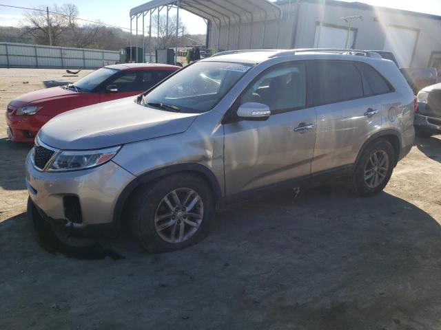 KIA SORENTO LX 2014 with VIN 5XYKT4A62EG471045 - Photo from auction