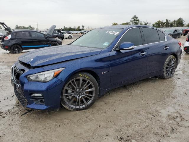 Photo 1 from auction – 2016 INFINITI Q50 RED SP with VIN JN1FV7AP1GM420615